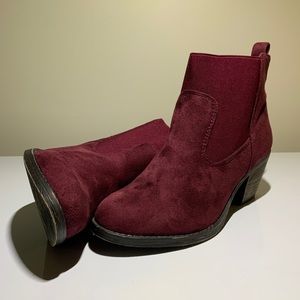 Suede booties